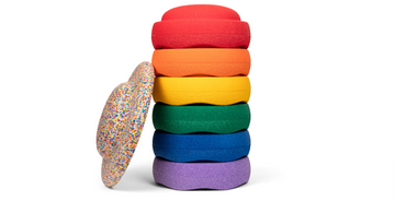 Stapelstein Super Confetti Rainbow Set Classic